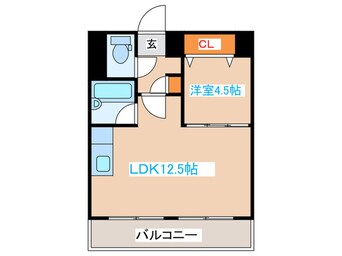 間取図 麻生ロイヤルハイツ（502）