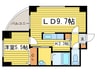 オンズドール 1LDKの間取り