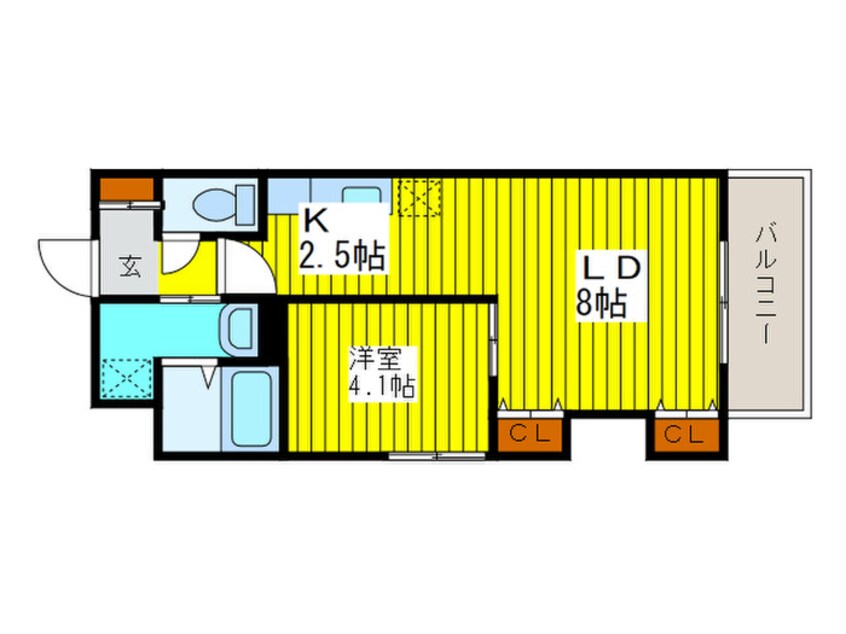 間取図 アクアリオ冴