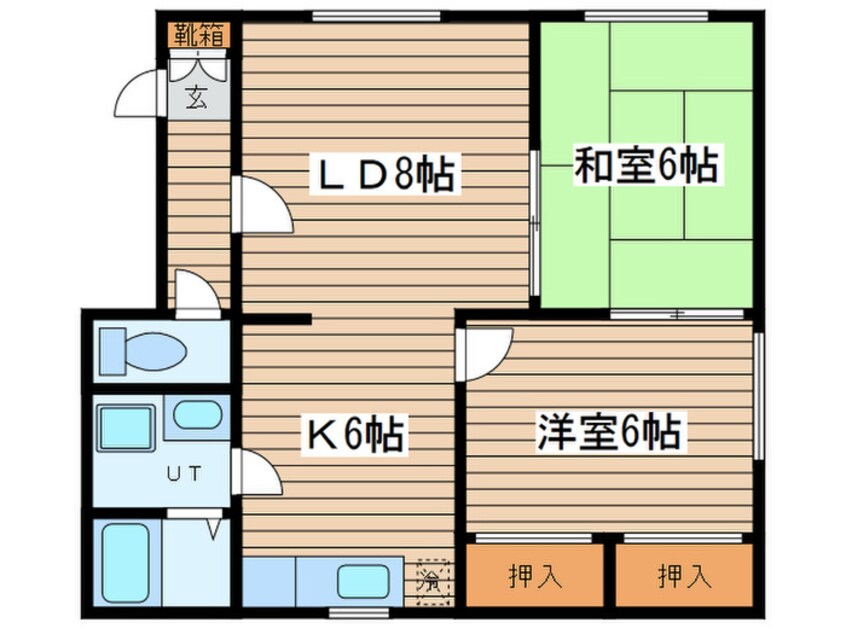 間取図 コ－ポ村上Ｄ