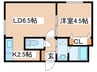 ブランノワ－ル北円山 1LDKの間取り
