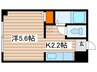 エルム桑園 1Kの間取り