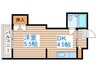 札幌ＪＯＷ２ビル 1DKの間取り