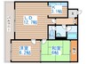 クレストヒルズ山鼻 2LDKの間取り