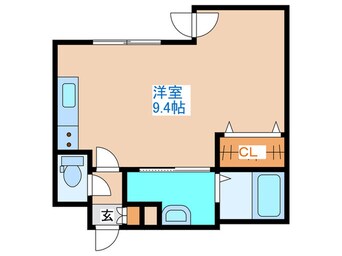 間取図 coffret東札幌42