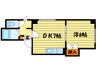 プログレスコ－ト六番館 1DKの間取り