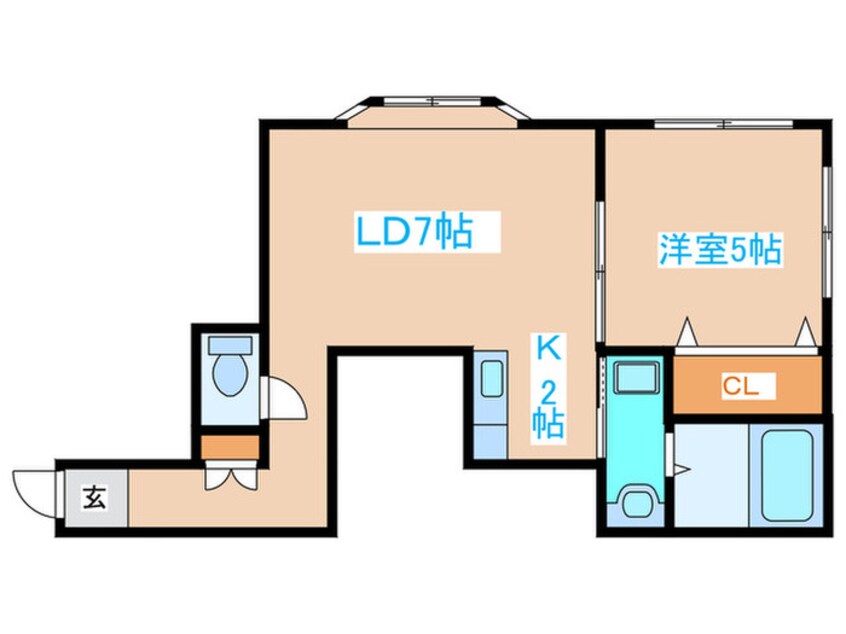 間取図 ｱﾛﾊｱﾊﾟ‐ﾄﾒﾝﾄ