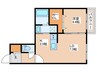 フォレスタ円山 1LDKの間取り