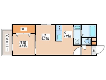 間取図 フォレスタ円山