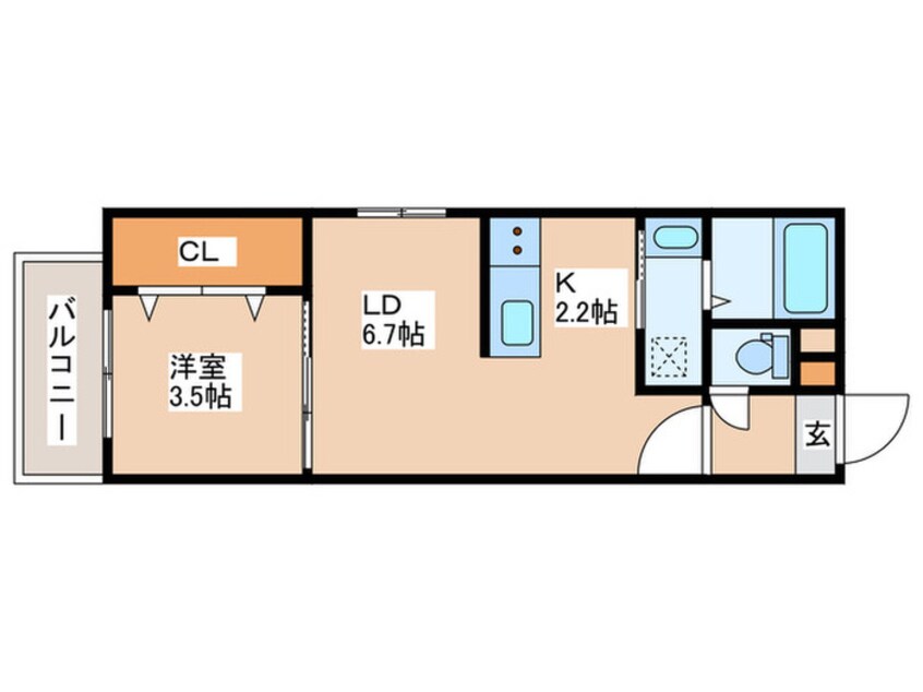 間取図 フォレスタ円山