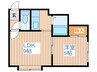 ＭＫハイツ 1LDKの間取り