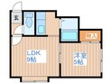 ＭＫハイツの間取図