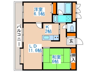 間取図 MANSION KURODA南8条Ⅱ