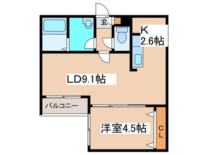 間取図 Leia麻生