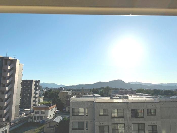 室内からの展望 レガートタワー月寒中央