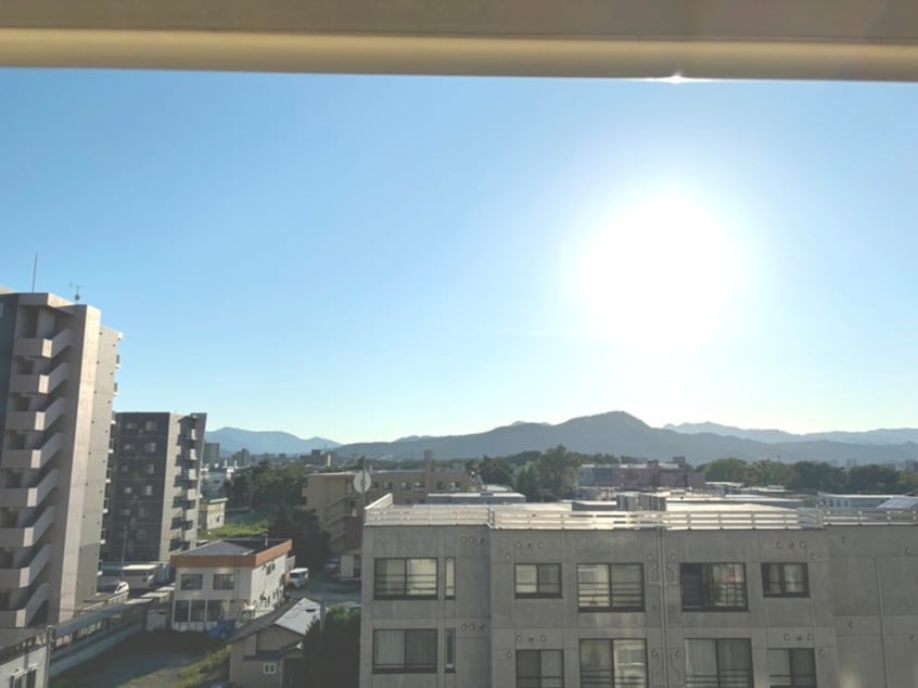 室内からの展望 レガートタワー月寒中央