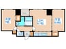 RESIDENCE SAISON 2LDKの間取り
