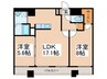 RESIDENCE SAISON 2LDKの間取り