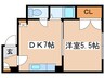 グランメ－ル南８条 1DKの間取り