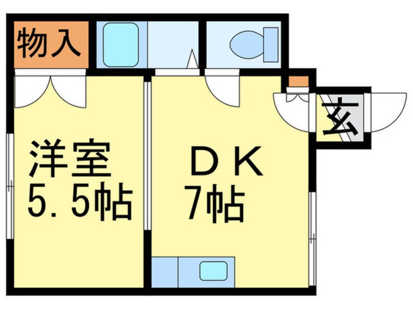 間取図 グランメ－ル南８条