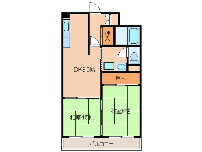 間取図 山晃ハイツ