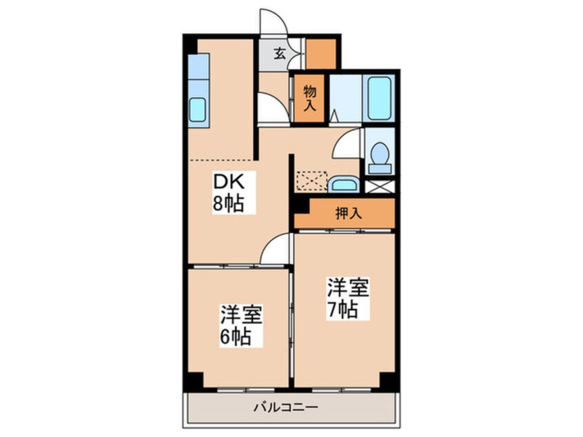 間取図 山晃ハイツ