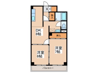 間取図 山晃ハイツ