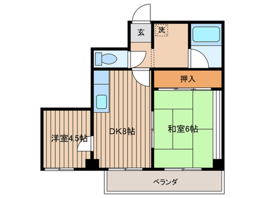 間取図 山晃ハイツ