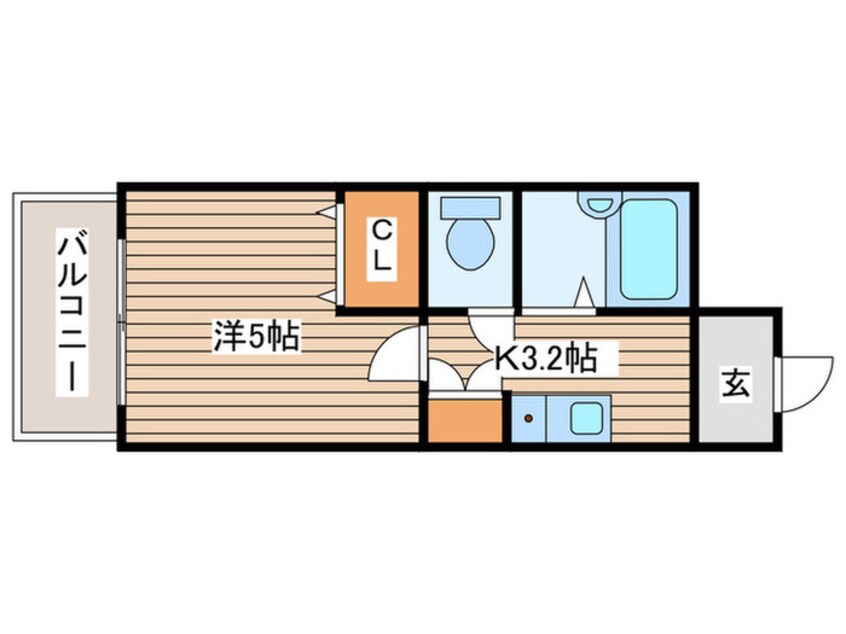 間取図 グランイースト北17条