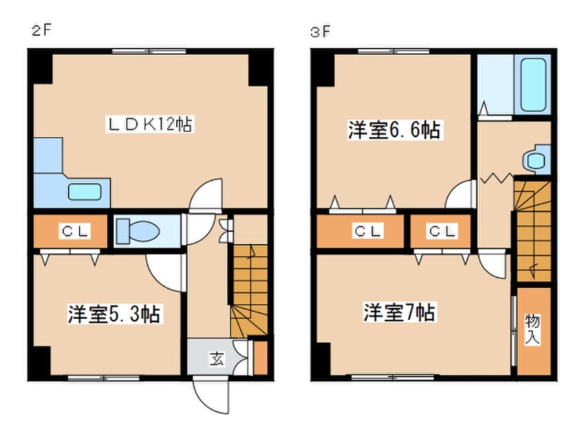 間取図 フルハウス３・７