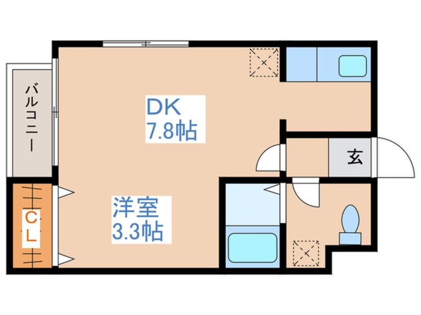 間取図 グランメール南平岸