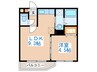 ル－エ琴似 1LDKの間取り