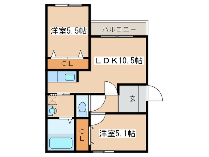 間取り図 アドラブール麻生