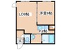 アドラブール麻生 1LDKの間取り
