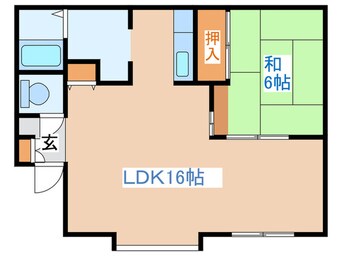 間取図 リバ－ウエスト１７５