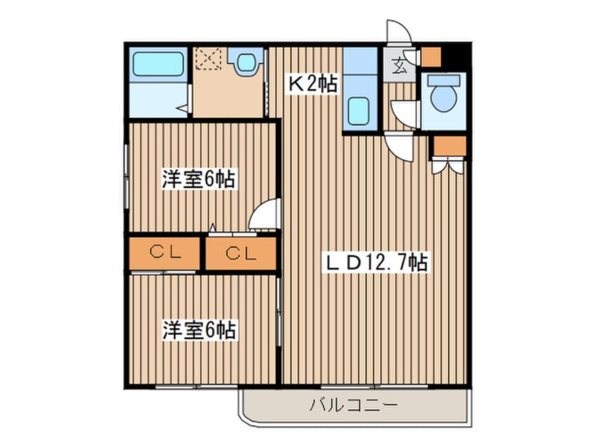 間取図 ジェ－ドコ－ト