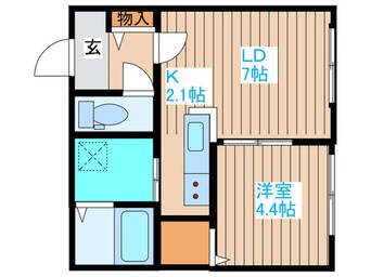 間取図 ASTER SHIROISHI