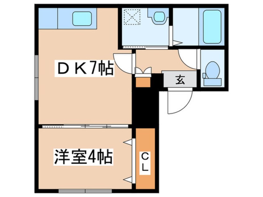 間取図 ラフィーネ南15条