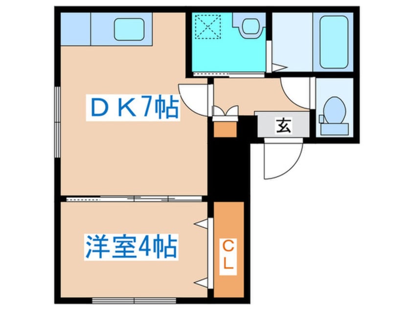 間取図 ラフィーネ南15条
