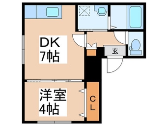 間取図 ラフィーネ南15条