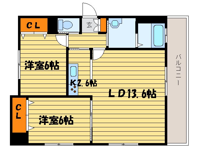 間取り図 ビッグパレス南１２条