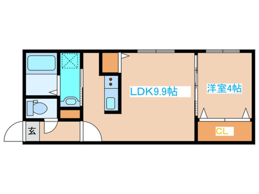 間取図 bluestar中島公園テラス