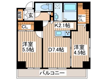 間取図 アルファスクエア中島公園