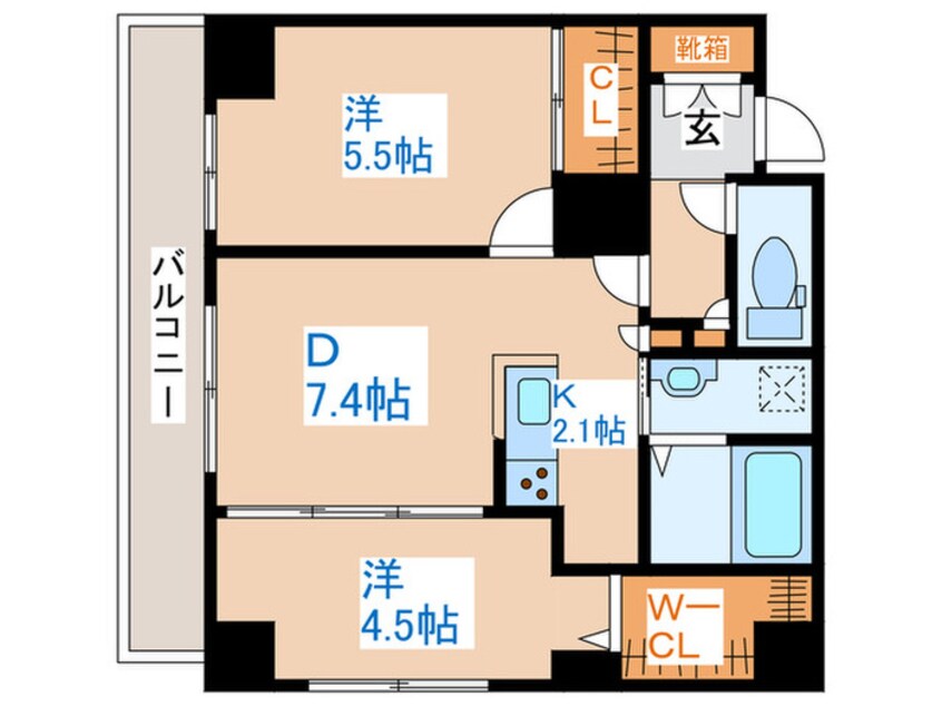 間取図 アルファスクエア中島公園