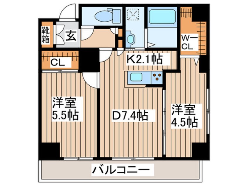 間取図 アルファスクエア中島公園