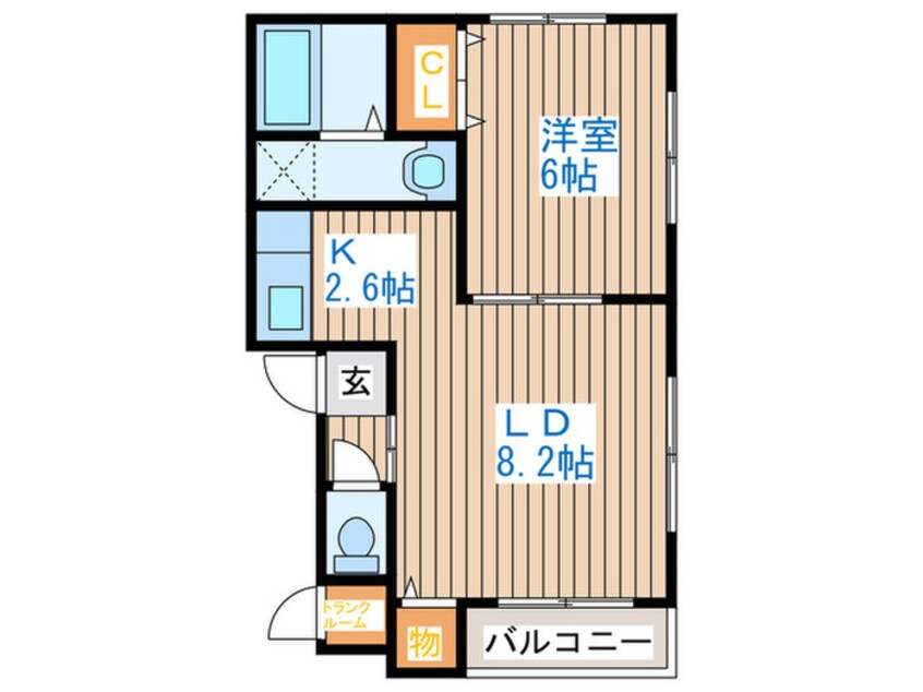 間取図 ズッケロ－ゾ