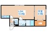 ユーゴーズｓ5 1LDKの間取り