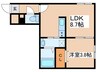 ユーゴーズｓ5 1LDKの間取り