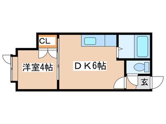 間取図 アークコート北34条Ⅱ