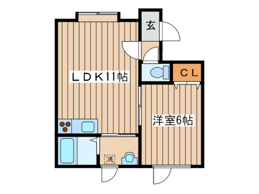 間取図 メゾンドシャルマンⅥ